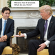 Image for article titled 44 Very Disrespectful Photoshops of Trump's Canadian Handshake That We in No Way Condone